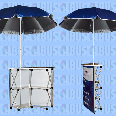 Demo Stand con Sombrilla
